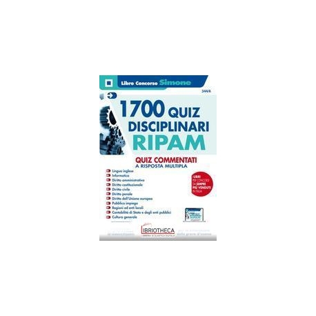 344/A 1700 QUIZ DISCIPLINARI RIPAM