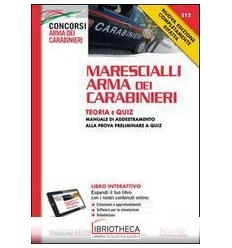 MARESCIALLI ARMA DEI CARABINIERI. TEORIA E QUIZ. MAN