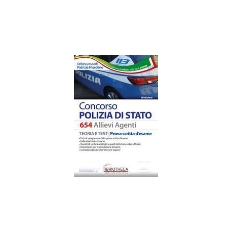 CONCORSO 654 ALLIEVI AGENTI POLIZIA DI STATO. MANUAL