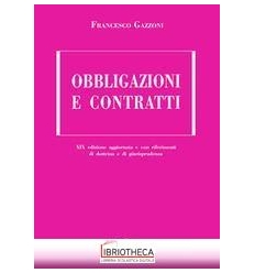 GAZZONI OBBLIGAZIONI CONTRATTI