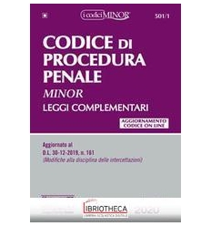 501/1 CODICE DI PROCEDURA PENALE E LEGG