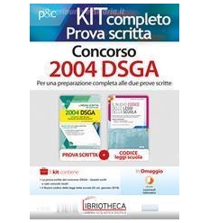 KIT COMPLETO PER LA PROVA SCRITTA DEL CONCORSO 2004