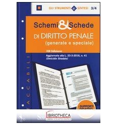 SCHEMI SCHEDE DIRITTO PENALE(GENERALE-SPEC.) (3/4)