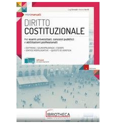 MINI MANUALI. DIRITTO COSTITUZIONALE. CON CONTENUTO