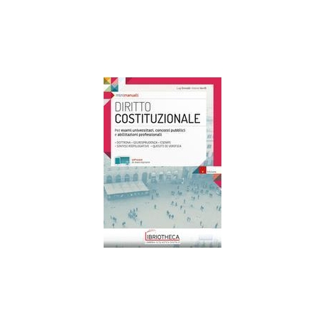 MINI MANUALI. DIRITTO COSTITUZIONALE. CON CONTENUTO