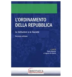 ORDINAMENTO REPUBBLICA ISTITUZIONI SOCIETA 2ED.