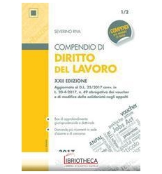 COMPENDIO DIRITTO LAVORO (1/2)