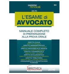 ESAME AVVOCATO - MANUALE COMPLETO PROVA ORALE