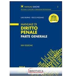 MANUALE DI DIRITTO PENALE PARTE GENERALE