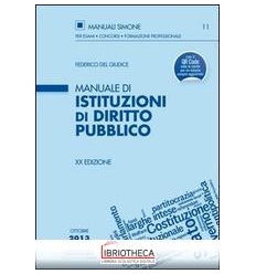 MANUALE DI ISTITUZIONI DI DIRITTO PUBBLI