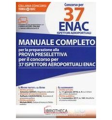 CONCORSO PER 37 ENAC ISPETTORI AEROPORTUALI - MANUAL