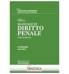 MANUALE DI DIRITTO PENALE PARTE GENERALE 20172018