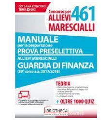 461 ALLIEVI MARESCIALLI GUARDIA FINANZA