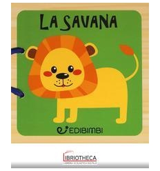 LIBRI IN LEGNO - ANIMALI DELLA SAVANA