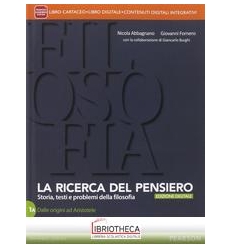 RICERCA NEL PENSIERO VOL 1A + 1B