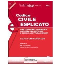 CODICE CIVILE ESPLICATO 2017.1 MINOR (E1/A)