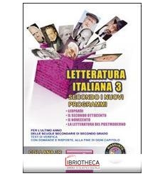 SINTESI DI LETTERATURA ITALIANA 3 SECOND