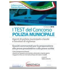 TEST DEL CONCORSO POLIZIA MUNICIPALE. AGENTI DI POLI