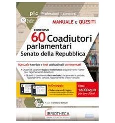 60 COAUDIUTORI PARLAMENTARI SENATO DELLA