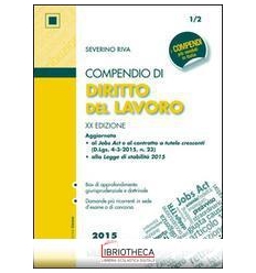 COMPENDIO DI DIRITTO DEL LAVORO 2015