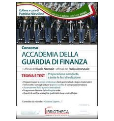 CONCORSO ACCADEMIA DELLA GUARDIA DI FINANZA. TEORIA