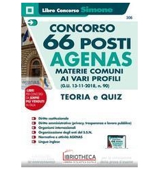 306 CONCORSO 66 POSTI AGENAS-MATERIE CO