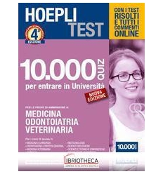 HOEPLI TEST 10000 QUIZ MEDICINA