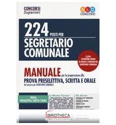 224 POSTI PER SEGRETARIO COMUNALE - MANUALE PER LA P