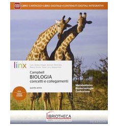 BIOLOGIA CONCETTI E COLLEGAMENTI X 5