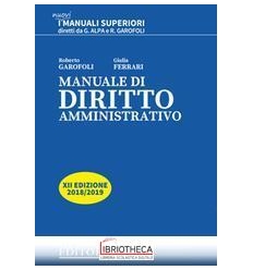 MANUALE DI DIRITTO AMMINISTRATIVO - EDIZIONE XII 201