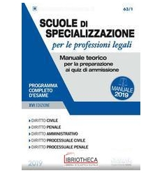 63/1 SCUOLE DI SPECIALIZZAZIONE PER LE P