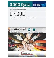 EDITEST. LINGUE. 3000 QUIZ. AMPIA RACCOLTA DI QUESIT