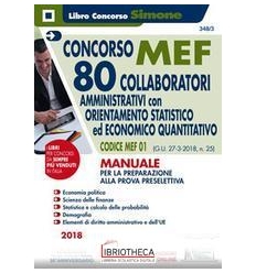 348/3 CONCORSO MEF-80 COLLABORATORI ORI