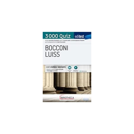 EDITEST. BOCCONI LUISS. 3000 QUIZ. AMPIA RACCOLTA DI