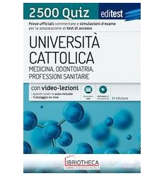 EDITEST. UNIVERSITÀ CATTOLICA. MEDICINA ODONTOIATRIA