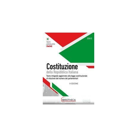 225/2 COSTITUZIONE DELLA REPUBBLICA ITAL