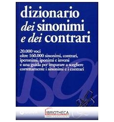 DIZIONARIO DEI SINONIMI E DEI CONTRARI