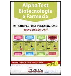 BIOTECNOLOGIA E FARMACIA. KIT COMPLETO