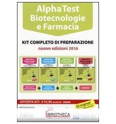 BIOTECNOLOGIA E FARMACIA. KIT COMPLETO