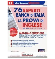 345/3C ESPERTI BANCA D'ITALIA-LA PROVA