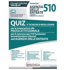 CONCORSO PER 510 AGENZIA DELLE ENTRATE FUNZIONARI AM