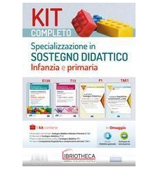 KIT COMPLETO SPECIALIZZAZIONE SOSTEGNO DIDATTICO INF