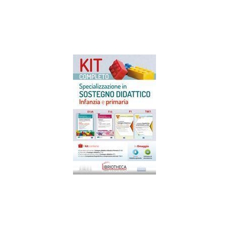 KIT COMPLETO SPECIALIZZAZIONE SOSTEGNO DIDATTICO INF