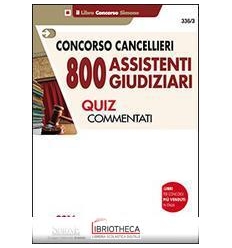 800 ASSISTENTI GIUDIZ.-QUIZ PROVA PRESEL.(336/3)