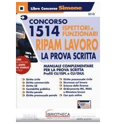 321/2 CONCORSO 1514 ISPETTORI E FUNZION