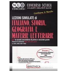 LEZIONI SIMULATE ITALIANO STORIA GEOGRAFIA