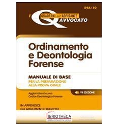 ORDIN.DEONTOL.FORENSE QUAD.AV.7E