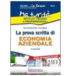 PK14 LA PROVA SCRITTA DI ECONOMIA AZIEND