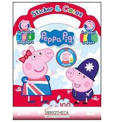 STICKER & COLOR IMPARA L'INGLESE CON PEPPA PIG - I N