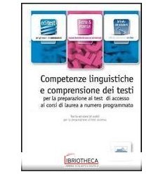 COMPETENZE LINGUISTICHE E COMPRENSIONE DEI TESTI. TE